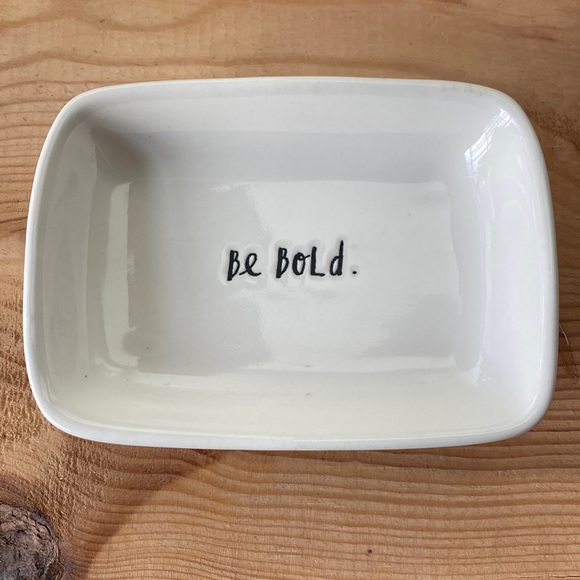 Rae Dunn Other - Rae Dunn Be Bold trinket dish soap dish